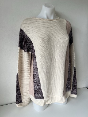 viktoria woods Jumper Women 3 Pullover 100% Wool Knit Long Sleeves BNWT NEW - Picture 3 of 14