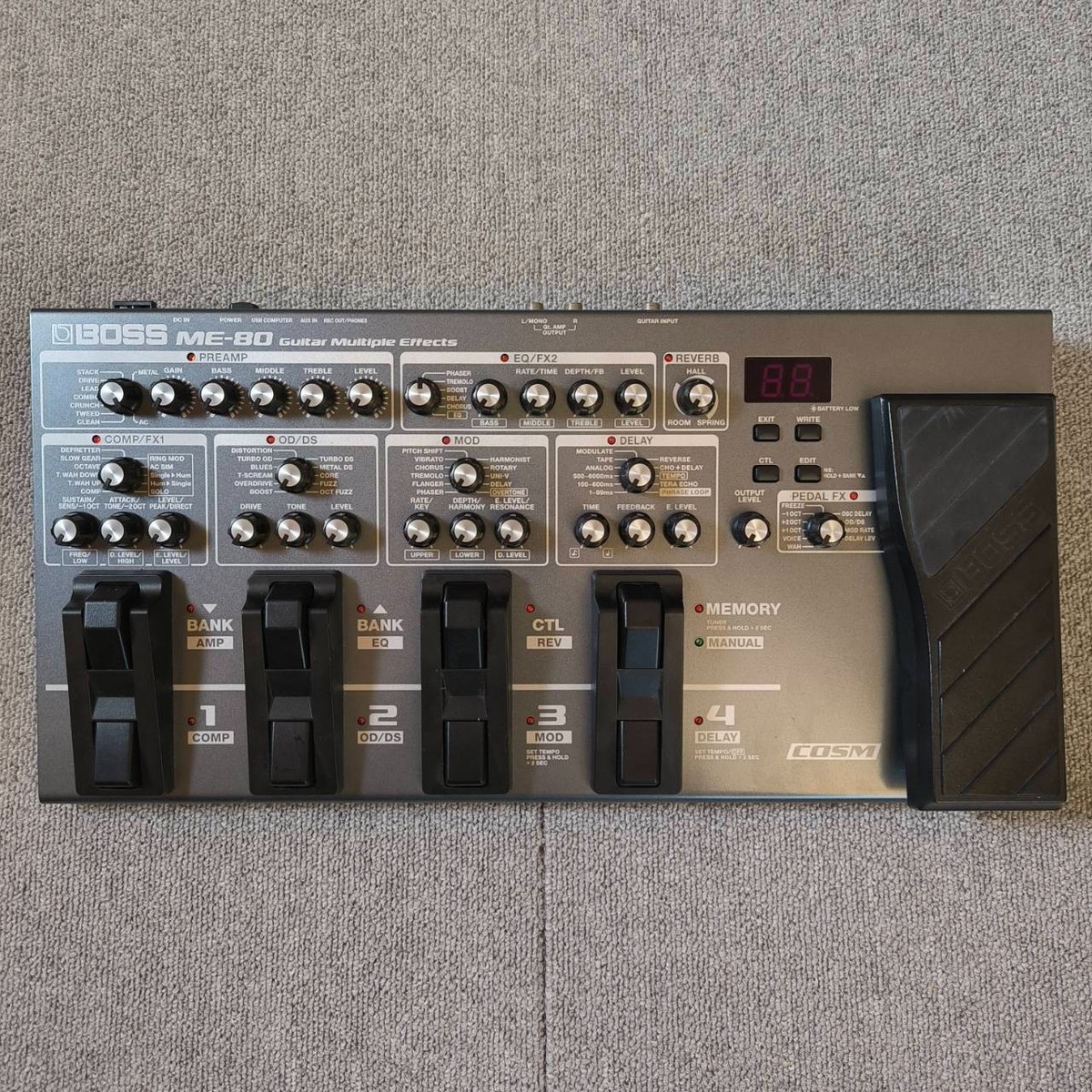 BOSS ME-80 Guitar Multiple Effects Brand Used Product