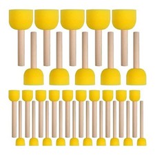 Sponge Painting Brushes Handle Sponge Brush 30pcs Sponge Brushes