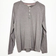 The Normal Brand Men’s Long Sleeve Henley Shirt L