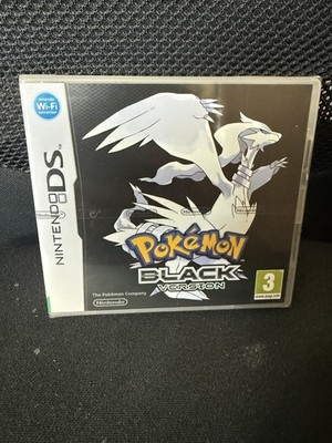 Pokemon Schwarze Version Nintendo DS UK PAL Original Neu Und Sealed 