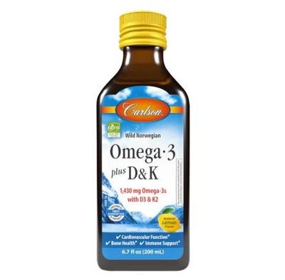 NWT carlson labs Omega-3 + D & K