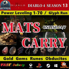 Diablo 4 Season 13 POWER LEVEL 1-70  GOLD Pit...