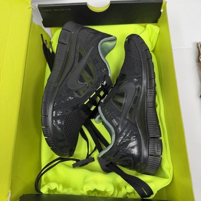 Size 4.5 Men / 6 W  - Nike Free RN+ 3 NRG Hurley Black Volt 553548-003