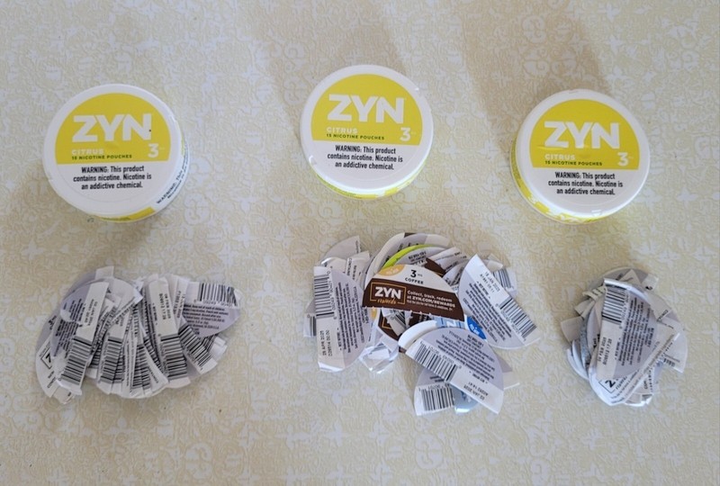 Lot (103) New Unused Zyn Pouch Rewards QR Codes Redeem Points Online Store Code