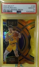 2023-24 Panini Select - Premier Level Austin Reaves #149 Orange Prizm POP 2