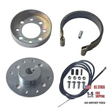 Rear 4" Drum Brake Band Pin with 65" Cable for Go Kart 5/8" Bore  3/16" Keyway