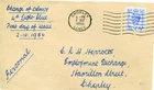 1950 4d  LT. BLUE GREAT BRITAIN KING GEORGE 6th PLAIN FDC CHORLEY SLOGAN PMK