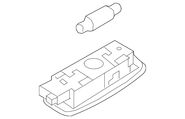 Lámpara de lectura para Volkswagen Tiguan 2012-2018 P/N 5N0-947-291-C-Y20