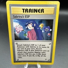 Sabrina's ESP 117/132 Gym Heroes Series Uncommon Pokemon TRAINER Card 2000 NM