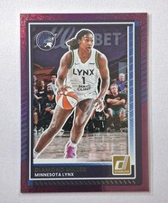 Diamond Miller 2025 Panini Donruss WNBA #17 Purple Shimmer 78/99