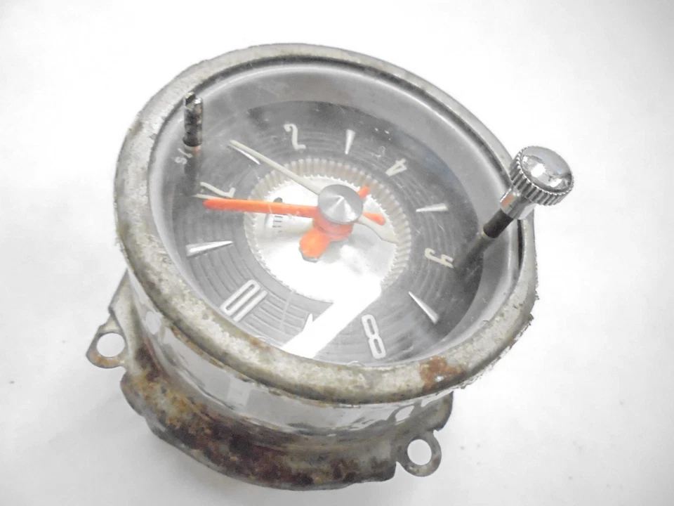 1956 Ford Mainline Customline Fairlane Victoria Electric Dash Clock With Wire - Image 4 of 4