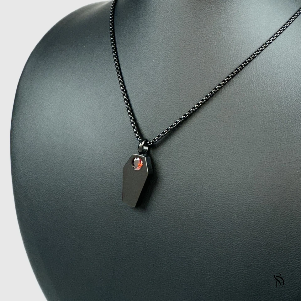 Amulet Of Fury - OSRS Inspired Gem Stone Keepsake Runescape Pendant Necklace - Image 2 of 4