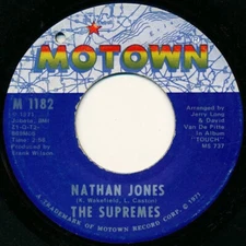 The Supremes - Nathan Jones / Happy (Is A Bumpy Road) (7", Single, Ame)