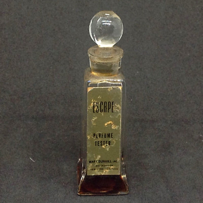 DUNHILL ESCAPE FLASCHE STIEL TOUCH OHR TESTER IN PARFÜMERIE SELTEN