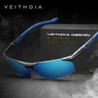 VEITHDIA Aluminium HD Polarized Sunglasses Men Outdoor Driving Glasses Eyewear