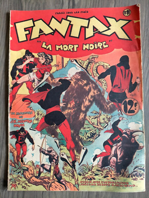 sehr seltene FANTAX Nr. 11 Ausgaben PIERRE MOUCHOT LYON CHOTT 1947 EO BIEN ++