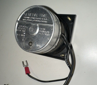 For Sale: General Time AC Hour Meter with Motor # E15450 (Used