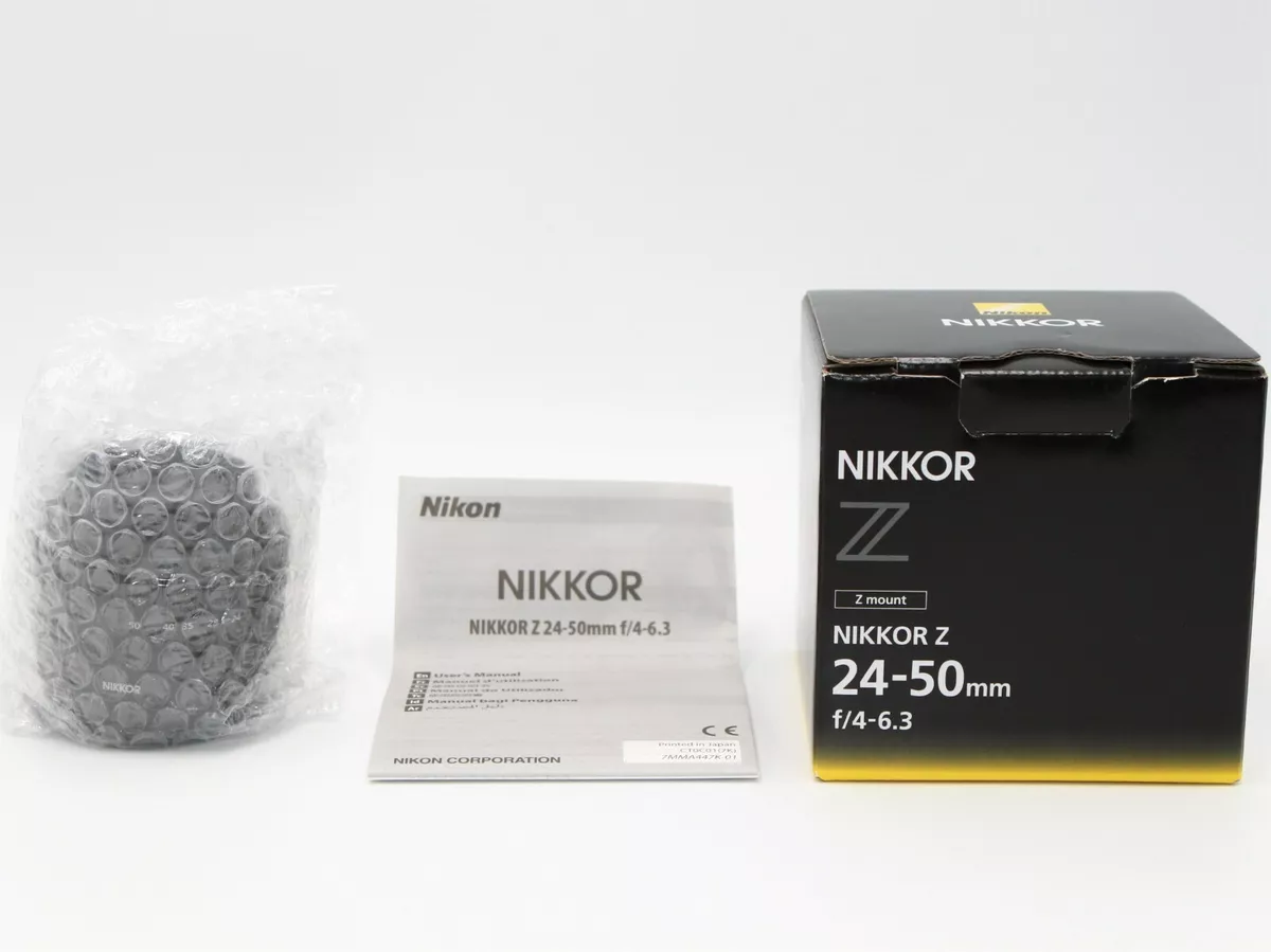 Nikon Z 24-50mm F/4-6.3 Zoom Lens - 2 Year Warranty - Next Day Delivery