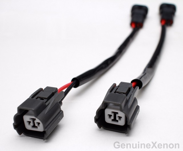 2 NEW Ballast Power Plug Connector Harness Wire for Mitsubishi Xenon
