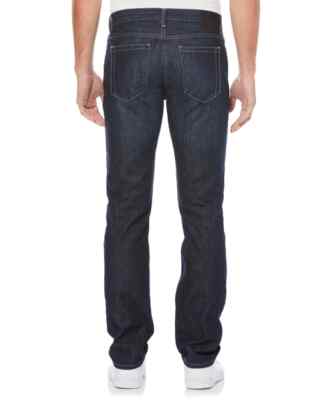 Perry Ellis Men's Classic Fit Dark Indigo Denim Jeans, 52X32