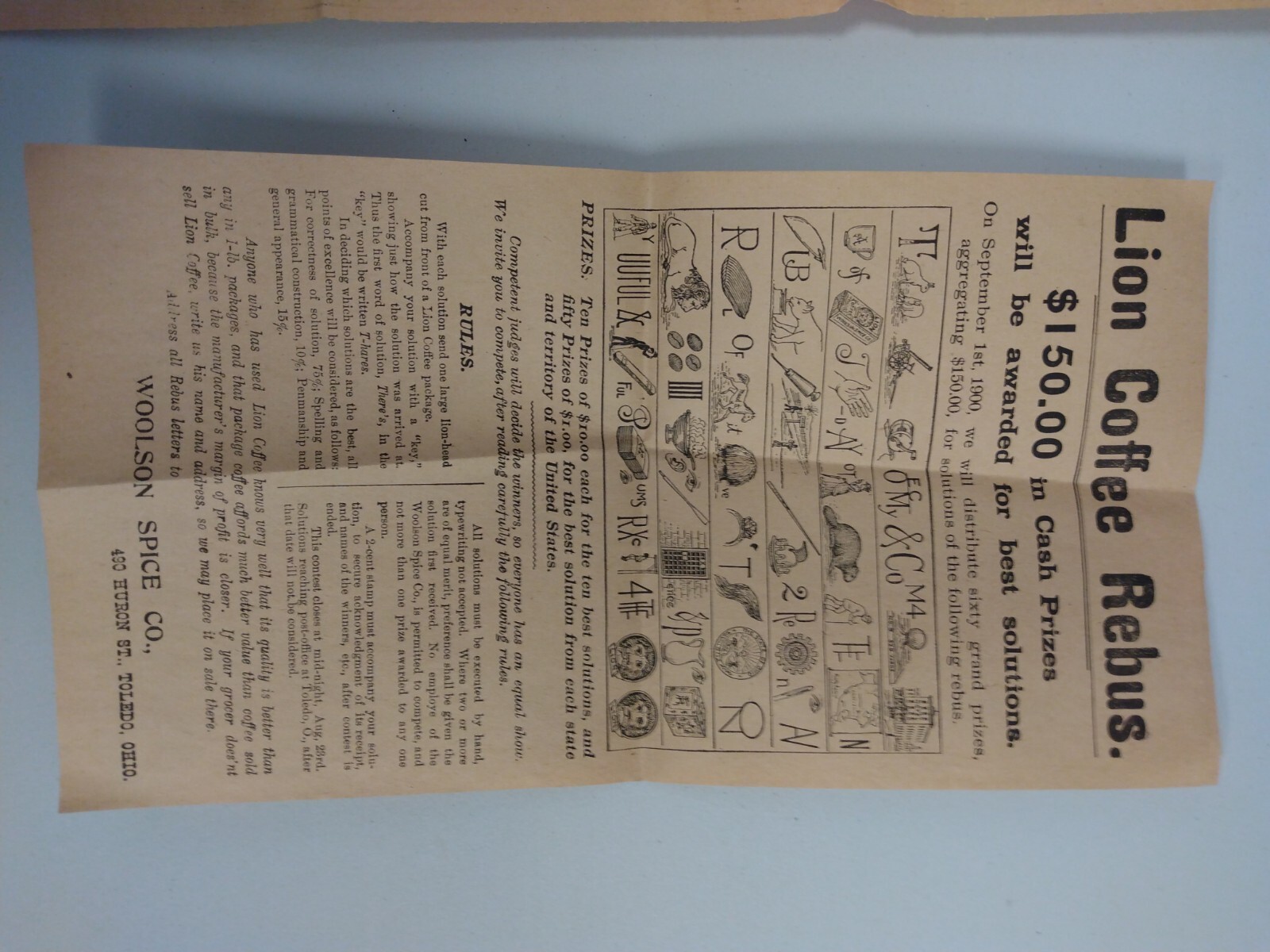 Lion Coffee Advertising Plankinton South Dakota Toledo Ohio eBay