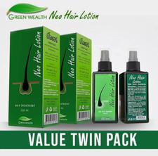 2x Neo Hair Lotion Natural Hair loss Treatment Hair Regrowth Lotion Twin Pack