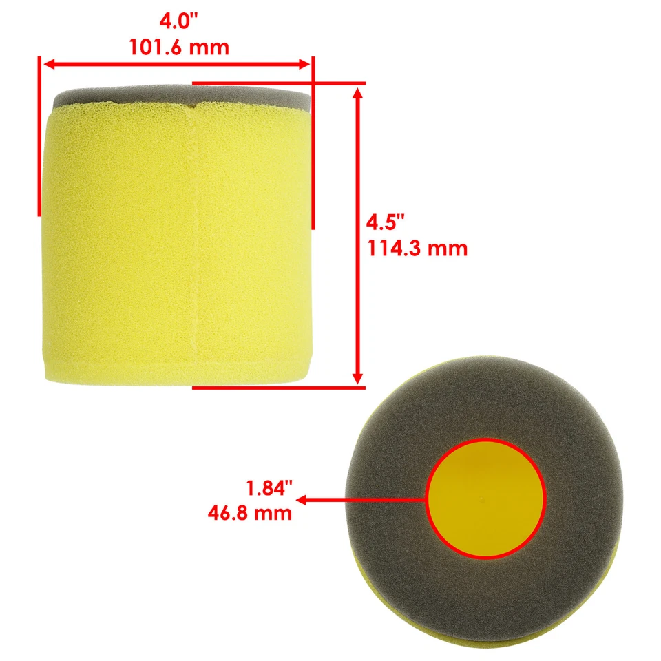 Filtro de aire para Suzuki LT-Z250 Quadsport Z250 2X4 / LT-F250 Ozark 250 2002-2009 Foto 2 de 4