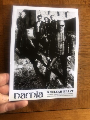 Narnia Music Group Vintage Rare 5x7 Press Photo - Nuclear Blast