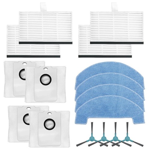 Komplettset für Conga 2499 Ultra Home Seitenbürste Filter Mop Tuch Staubbeutel - Bild 20 von 24