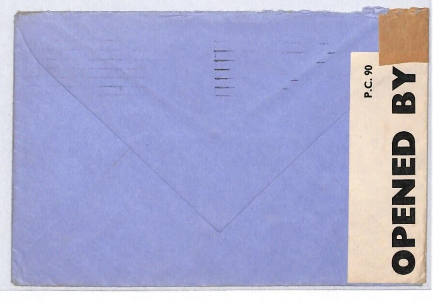 USA WW2 Clipper Air NYC *VTM* GB AGENT Merton College OXFORD UNIVERSITY YL247 - Image 2 of 4