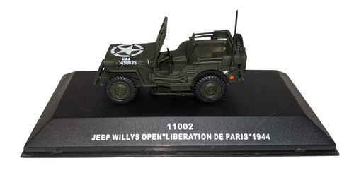 Jeep willys MB de l'armée américaine et le remarque en 1/43 - Collection