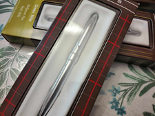 CROSS STRATFORD CHROME BALLPOINT PEN 100 COLLEGE TEACHER GIFT NEW SEALED