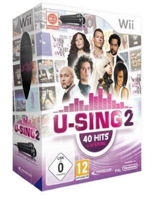 U-Sing 2 (Wii) von Koch Media GmbH - 40Hits original Video + 2 Mikrofone incl.