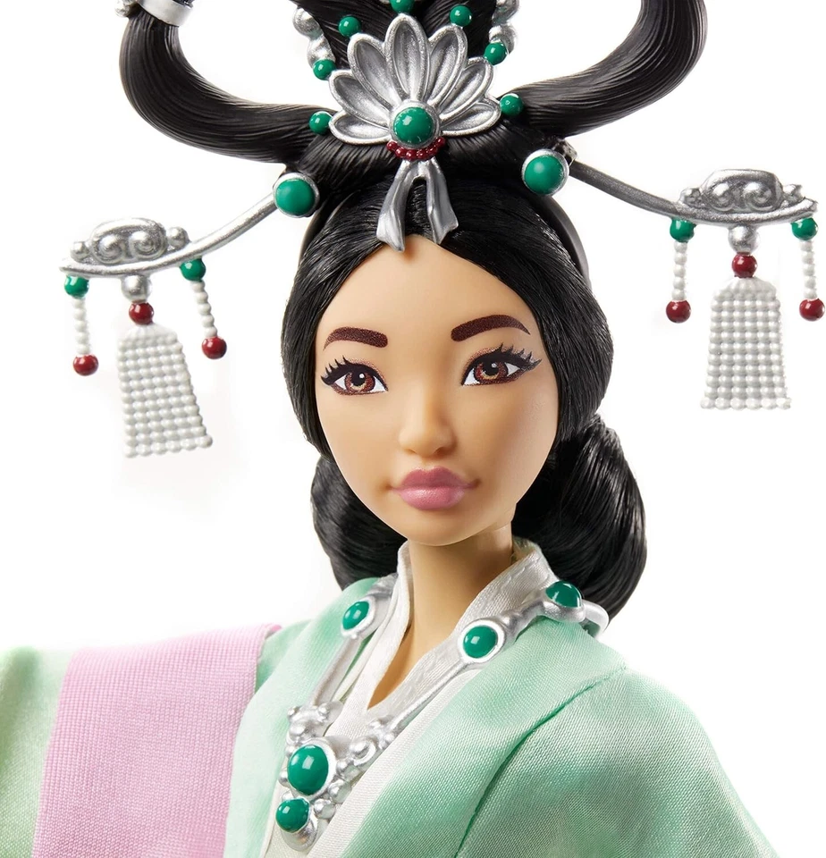 NOVA Boneca de Colecionador Mattel Over The Moon Chang’e 14" com Vestido, Acessórios, Coelho - Imagem 2 de 4