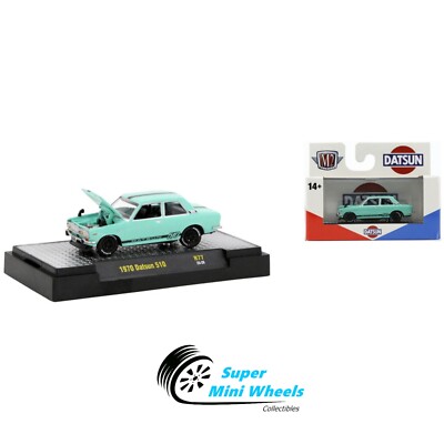 M2 Machines 1:64 - ​​​1970 Datsun 510 Green R77 23-28 | eBay