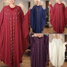 African Women Chiffon Long Dress Set Oversize Dashiki Kaftan Evening Party Gown