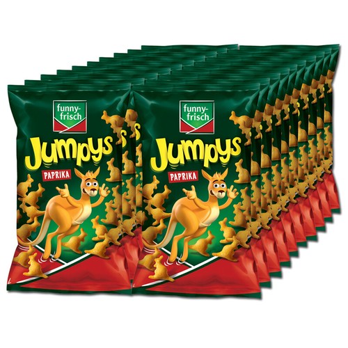 (18,27€/1kg) Funny Frisch Jumpys Paprika 75g, Chips, 20 Beutel 4003586202666 eBay