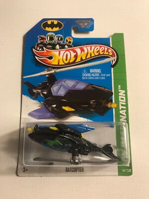 Hot Wheels Batcopter Imagination 2013 ERROR BASE FACING UP!