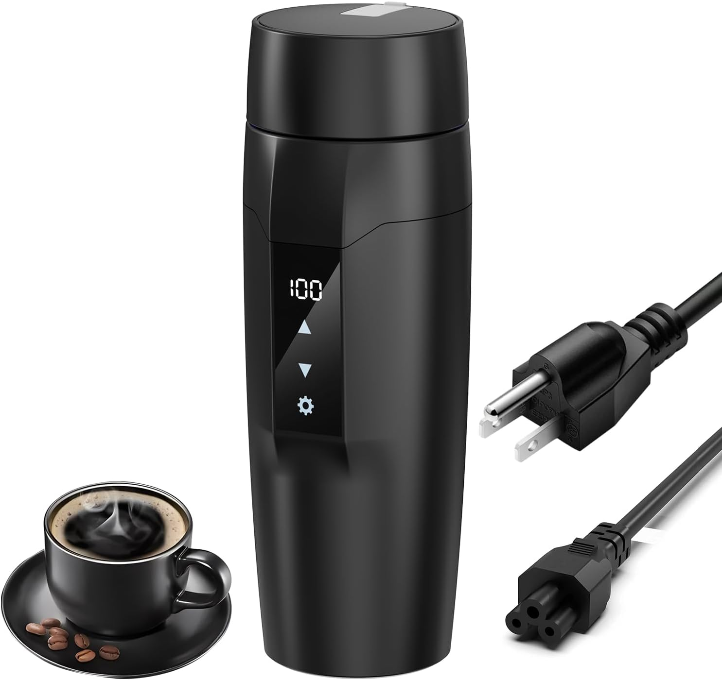 Small Portable Electric Kettle 300W Mini Water Heater Personal Coffee Mug NEW US-image