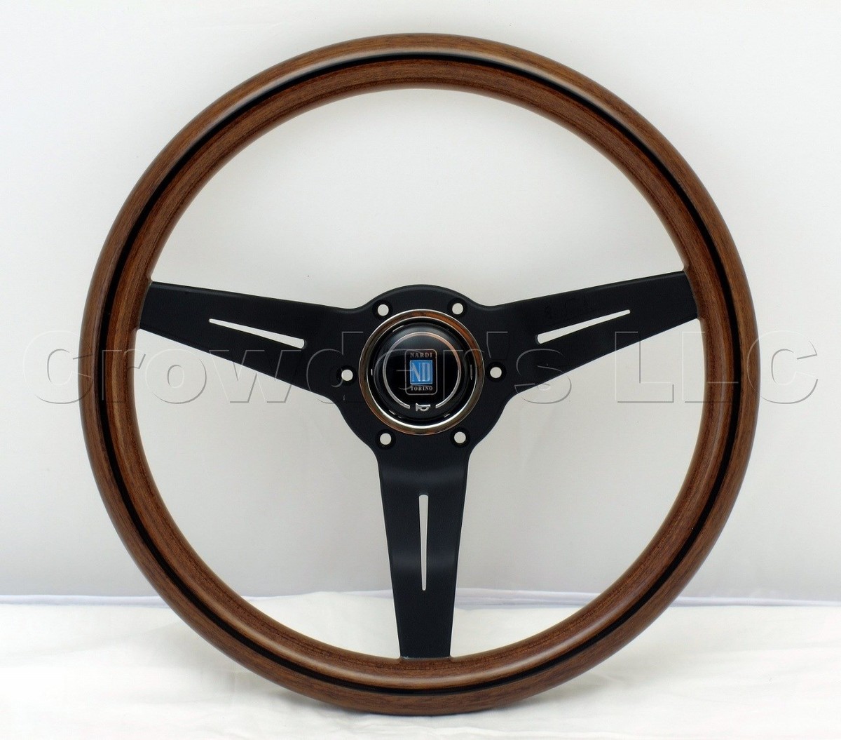 Nardi Steering Wheel Deep Dish Corn 330 mm Mahogany Wood Black