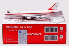 SQ Wings 1:200 Boeing B747-100 "Museum" Diecast Aircraft Model N7470 Flap Down