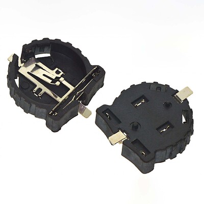 40 Stück CR2032/CR2025 Knopfzellenhalter – 2-Pin, 20x12mm, Für DIY & Arduino