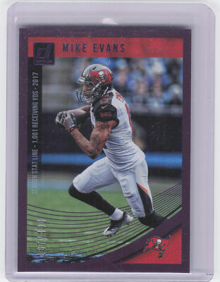 2018 Donruss #267 Mike Evans Season Stat Line #/400
