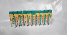 10- TUBES Burt's Bees NEW Medicated Moisturizing Menthol Lip Balm chapped lips