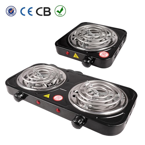 portable electric double burner