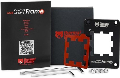 Cadre d'étanchéité thermique Grizzly contact cadre protection CPU TG-CSF-AM5 - Photo 6/7
