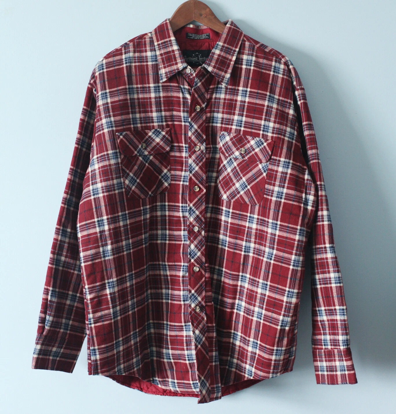 Northwest Territory Flannel Quilt Lined Shirt Jacket Red Plaid SZ XL
Opens in a new window or tab