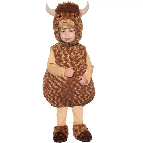 Underwraps Highland Rinder Kostüm Bauch Babys süß Halloween Kleinkind 27693 - Bild 1 von 3