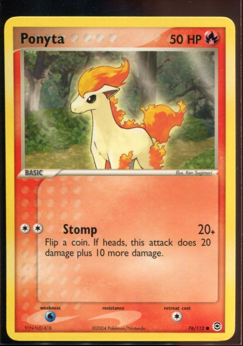 Ponyta - ex FireRed & LeafGreen 76/112 2004 NM Pokemon